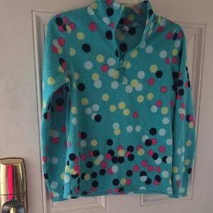 Old Navy Blue and Pink Fleece Pullover